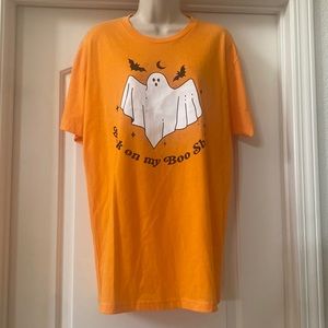 Back On‎ My Boo Sheet Halloween Witchy Spooky Shirt